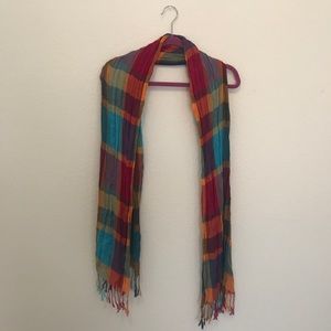 Multi colored lightweight scarf